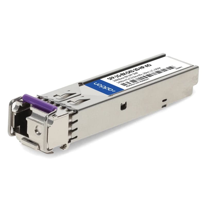 AddOn Networks SFP-1G-BX-D43-20-HP-AO network transceiver module Fiber