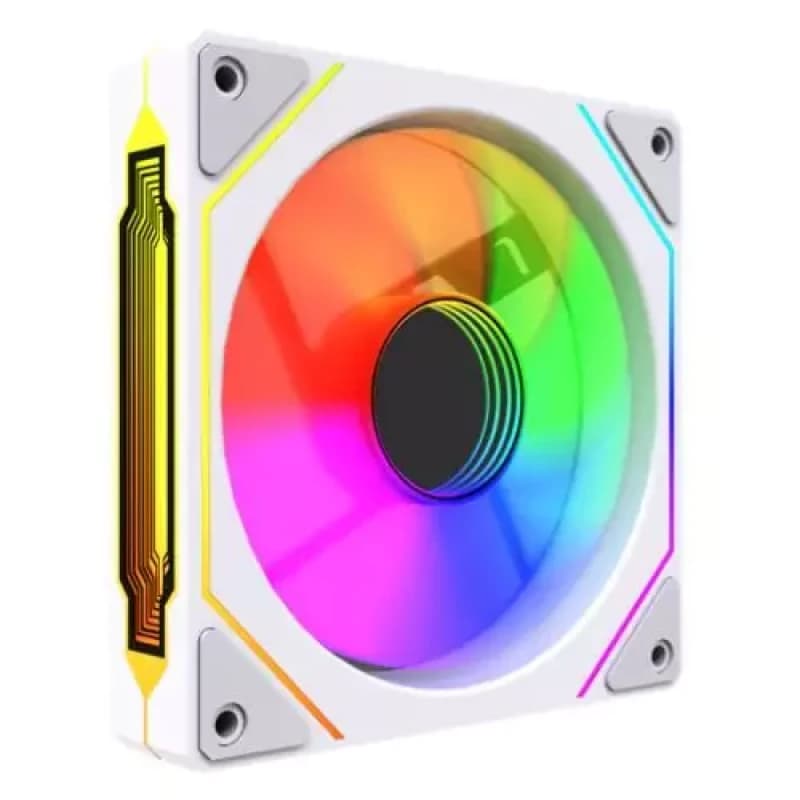 VIDA Infinity02 120mm Reverse Bladed Processor Fan 12cm White