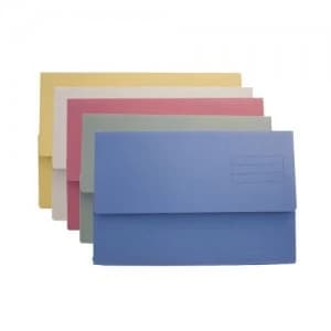 Value Document Wallet Foolscap Assorted DW250-ASTZ (PK50)