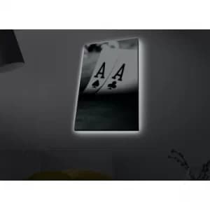 4570MDACT-049 Multicolor Decorative LED Lighted Canvas Painting