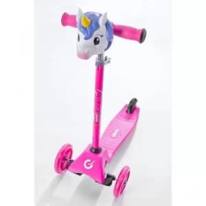 Evo Unicorn Head Light Up Mini Scooter