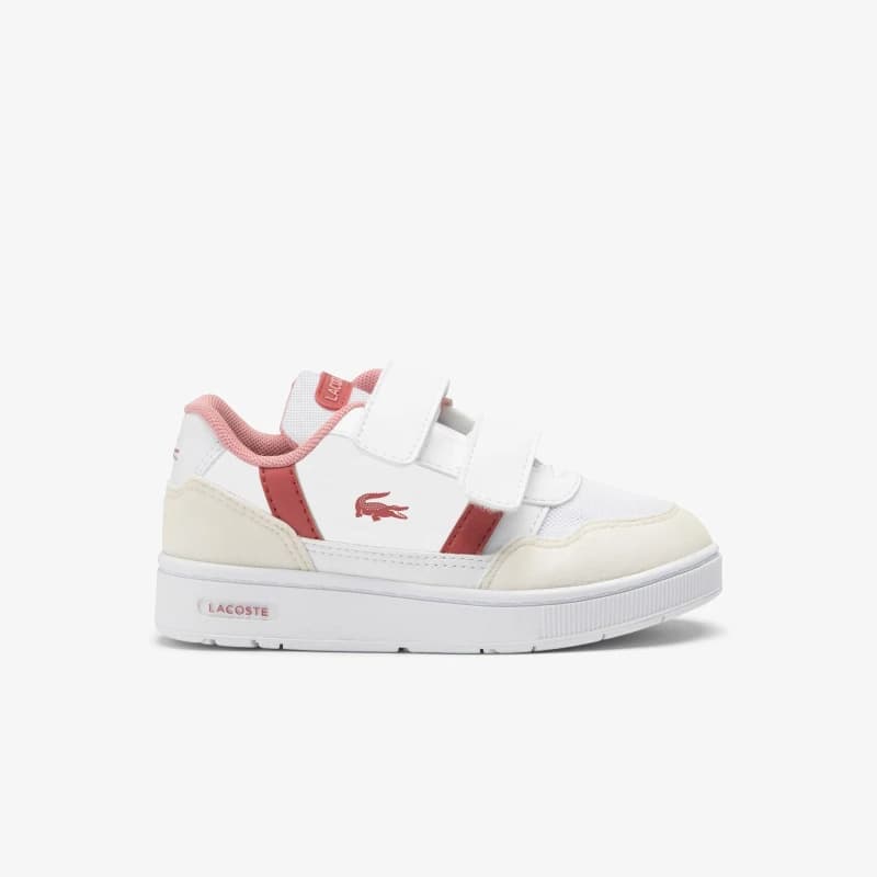 Lacoste T-Clip Trainers - White White 8.5 infant
