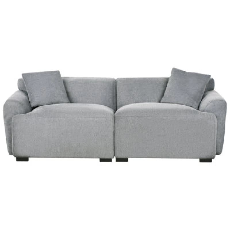 Beliani Sofa 3 Seater Korio Grey
