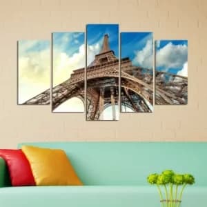 5PMDF-11 Multicolor Decorative MDF Painting (5 Pieces)