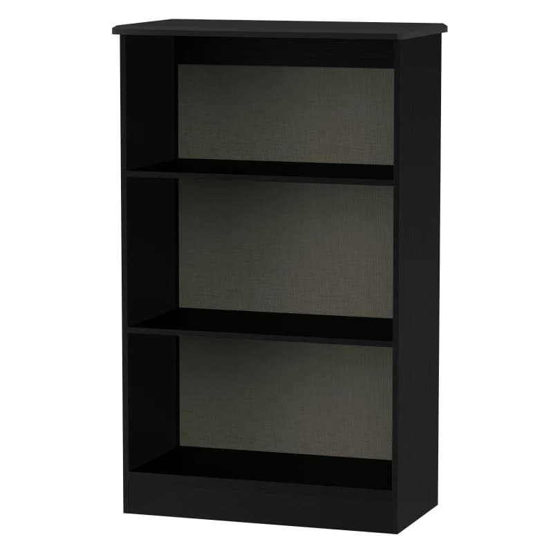 Harrow Bookcase In Black Gloss (Ready Assembled)