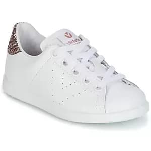 Victoria DEPORTIVO BASKET PIEL KID Girls Childrens Shoes Trainers in White - Sizes 8.5 toddler,9.5 toddler,10 kid,11 kid,11.5 kid,12 kid,1 kid