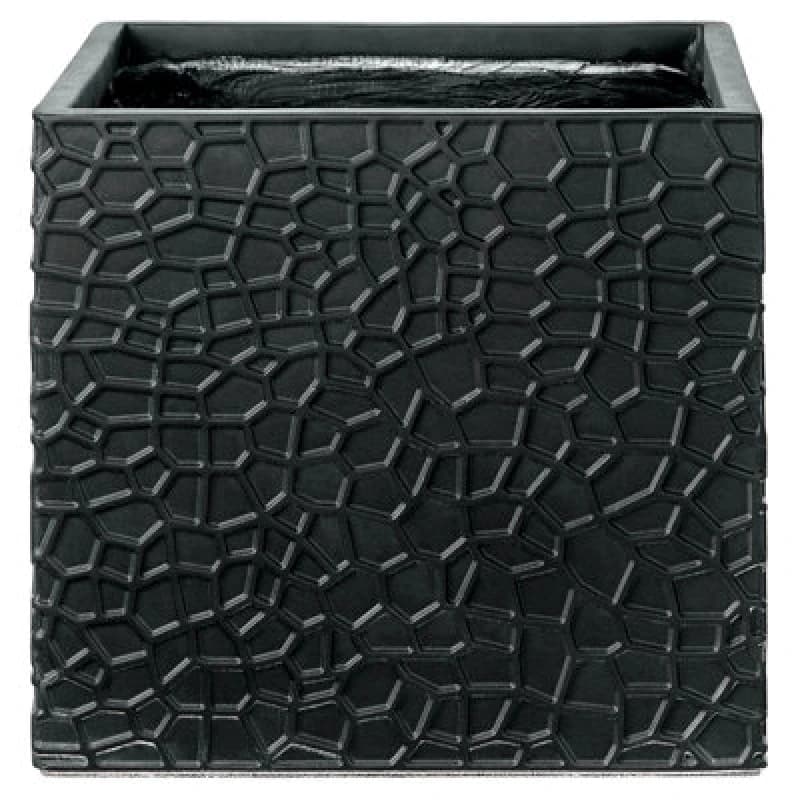 Beliani Plant Pot Feiyan 44cm Black