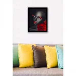 SC0147 Multicolor Decorative Framed MDF Painting