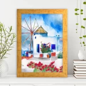 AC21096017848 Multicolor Decorative Framed MDF Painting