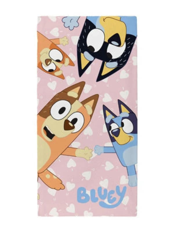 Bluey I Love U Beach & Bath Towel