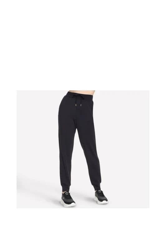 Skechers Womens Cozy Luxe Joggers in Black Size: Medium Black Female M