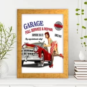 AC334250405 Multicolor Decorative Framed MDF Painting