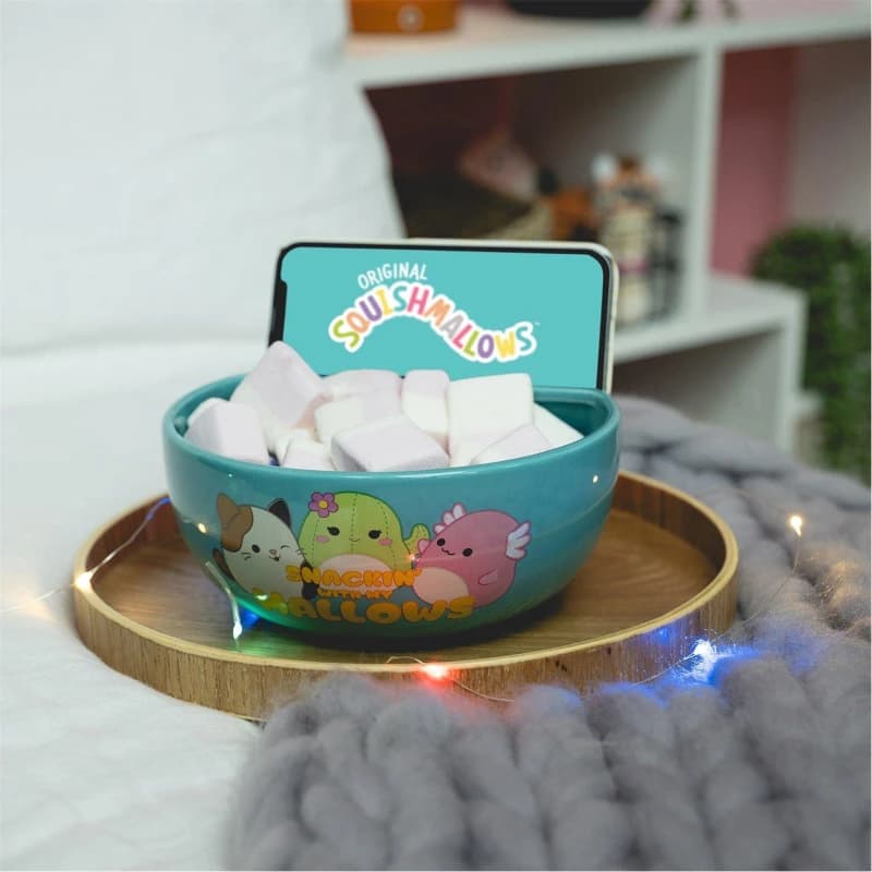 Squishmallows Stream n Snack Bowl, Blue 350117