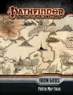 pathfinder campaign setting iron gods poster map folio