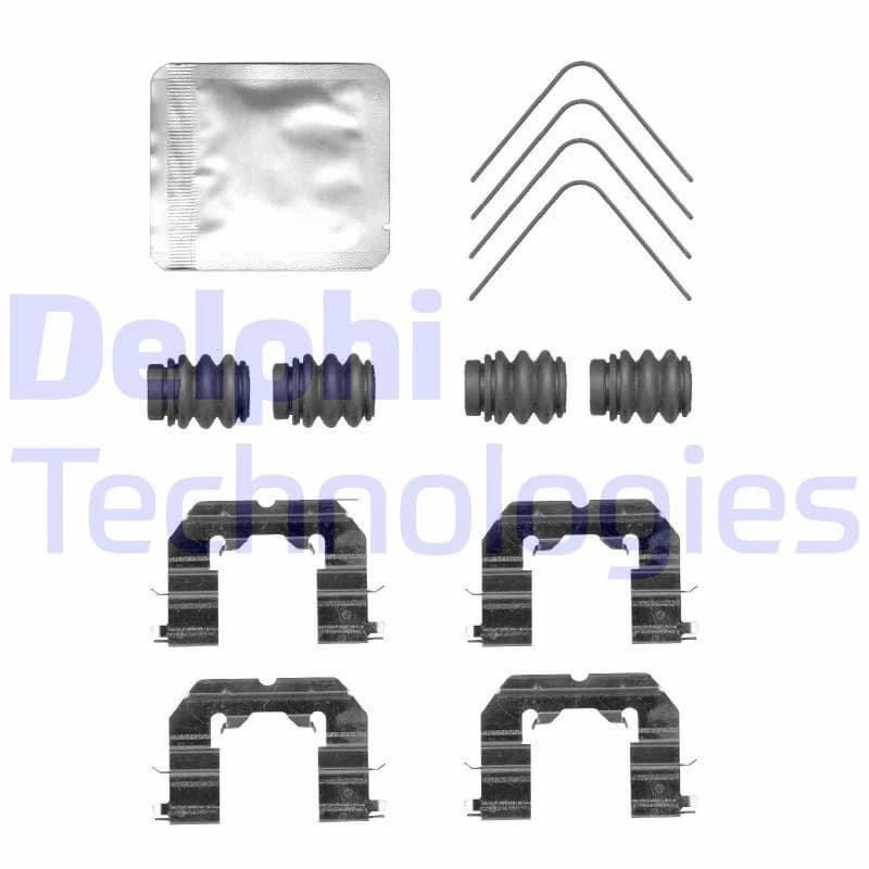 DELPHI Brake pad fitting kit DELPHI LX0765