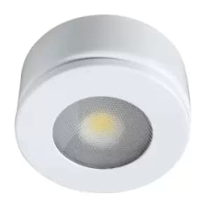 Robus Commodore White 2.5W LED 240V White Cabinet Light- Warm White