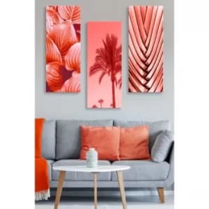 MDF0008 Multicolor Decorative MDF Painting (3 Pieces)