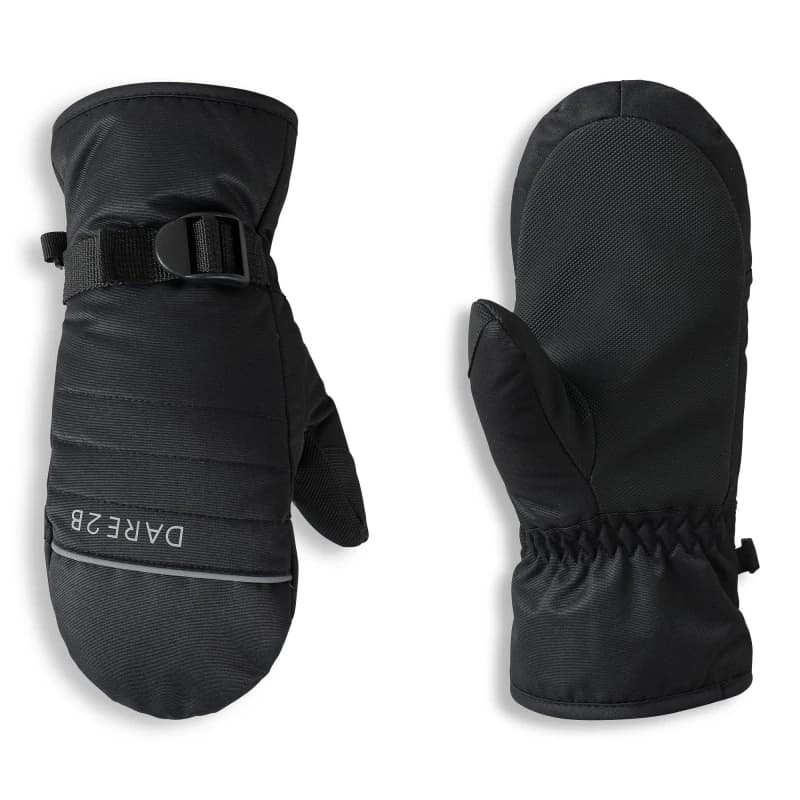 Dare 2b Glacier Mitten Black unisex 13yrs