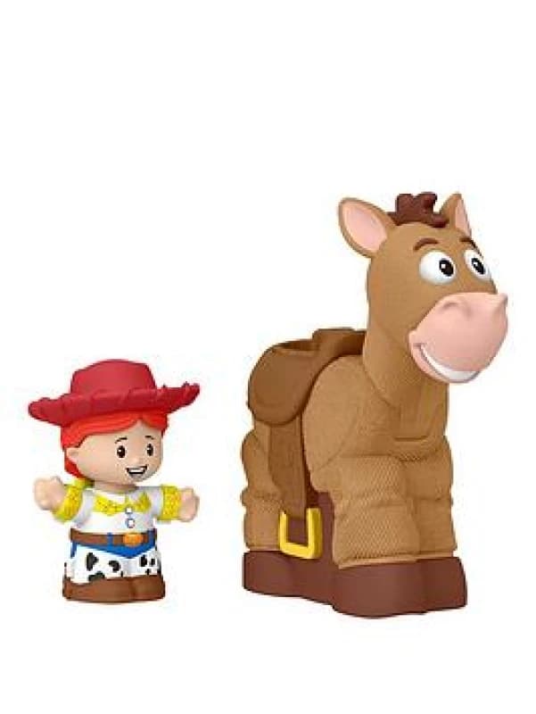Fisher-Price Little People Disney Pixar Toy Story Bobbin' Bullseye & Jessie Toddler Figure Set