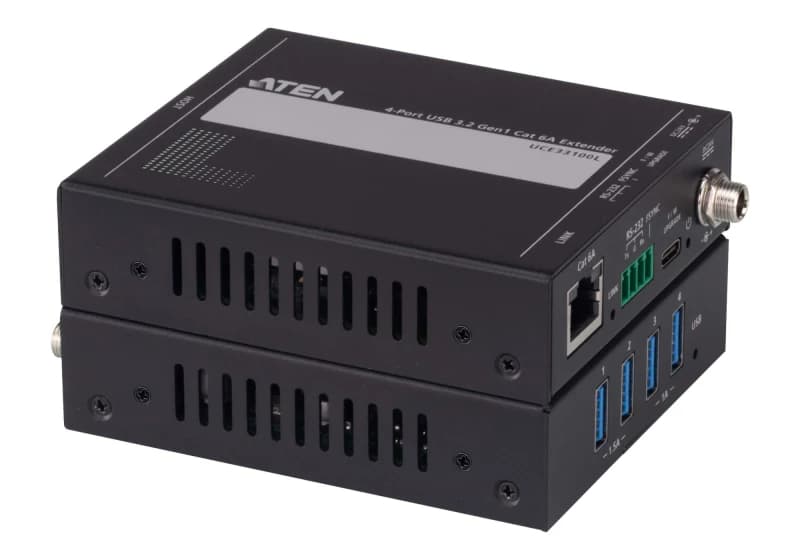ATEN UCE33100 network extender Network transmitter & receiver Blac