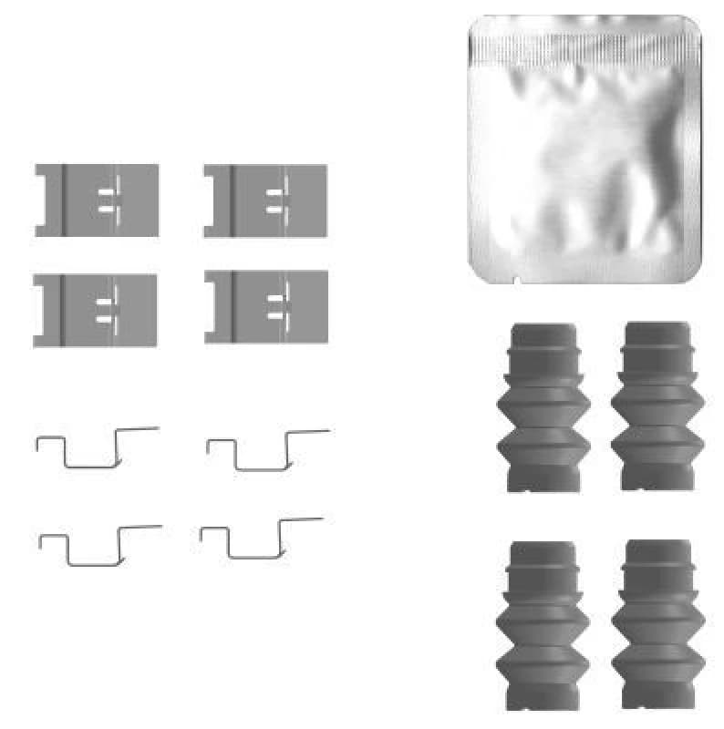 Brake pad fitting kit TEXTAR 82557100