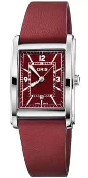 Oris Watch Rectangular Red