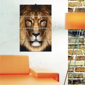 D1 Multicolor Decorative MDF Painting (4 Pieces)