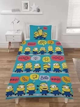 Minions Single Duvet Cover Set, Multi