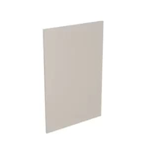KitchenKIT Base 65cm J-Pull End Panel - Matt Light Grey