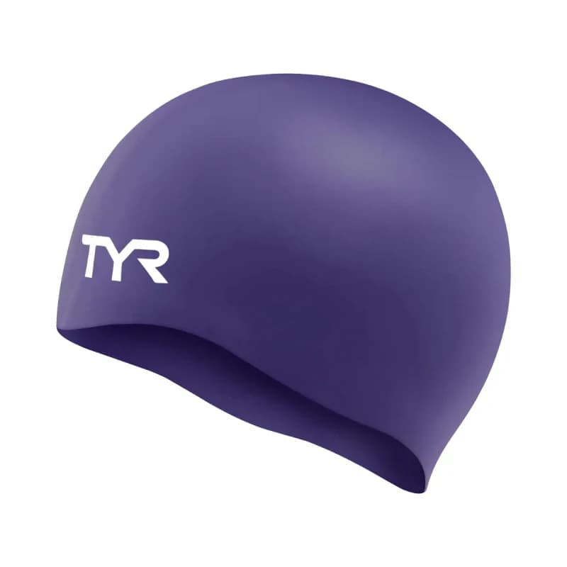 Silicone bathing cap TYR Violet Unisex TU