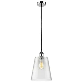 Lamkur Lighting - Dome Pendant Ceiling Lights Chrome, 1x E27
