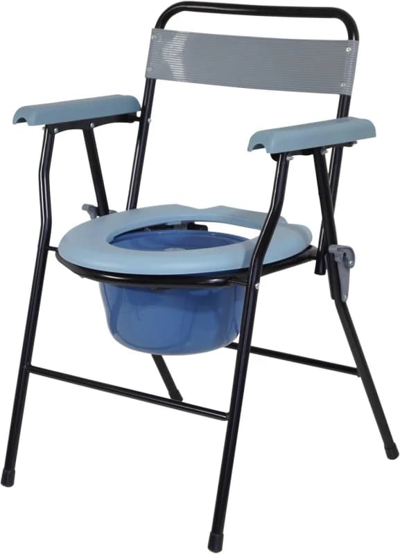Aidapt Folding Commode Blue