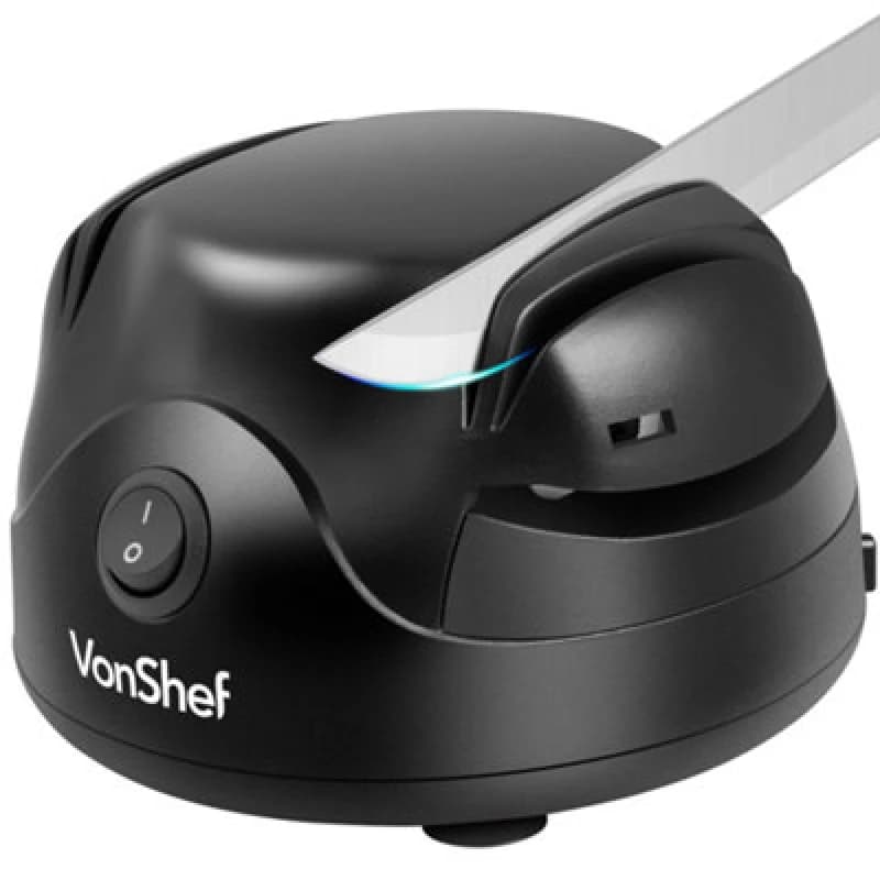 VonShef Electric Knife Sharpener Black