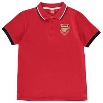 Source Lab Crew Neck Polo T Shirt - Red