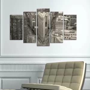 5MF-29 Multicolor Decorative MDF Painting (5 Pieces)