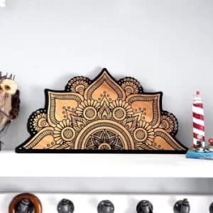 LAZ079 Multicolor Decorative Wooden Wall Accessory