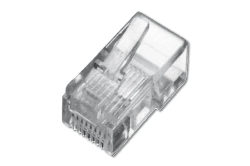 Digitus Modular plug for round cable. unshielded. 100 pcs.