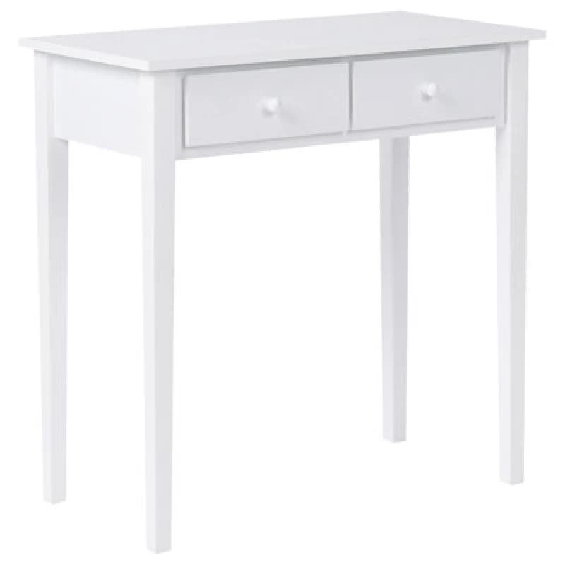 Beliani Minimalist Console Table Yirra White