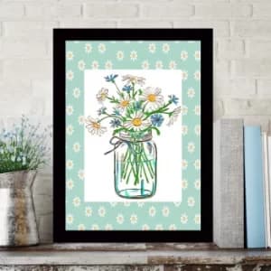 SC02608350232 Multicolor Decorative Framed MDF Painting