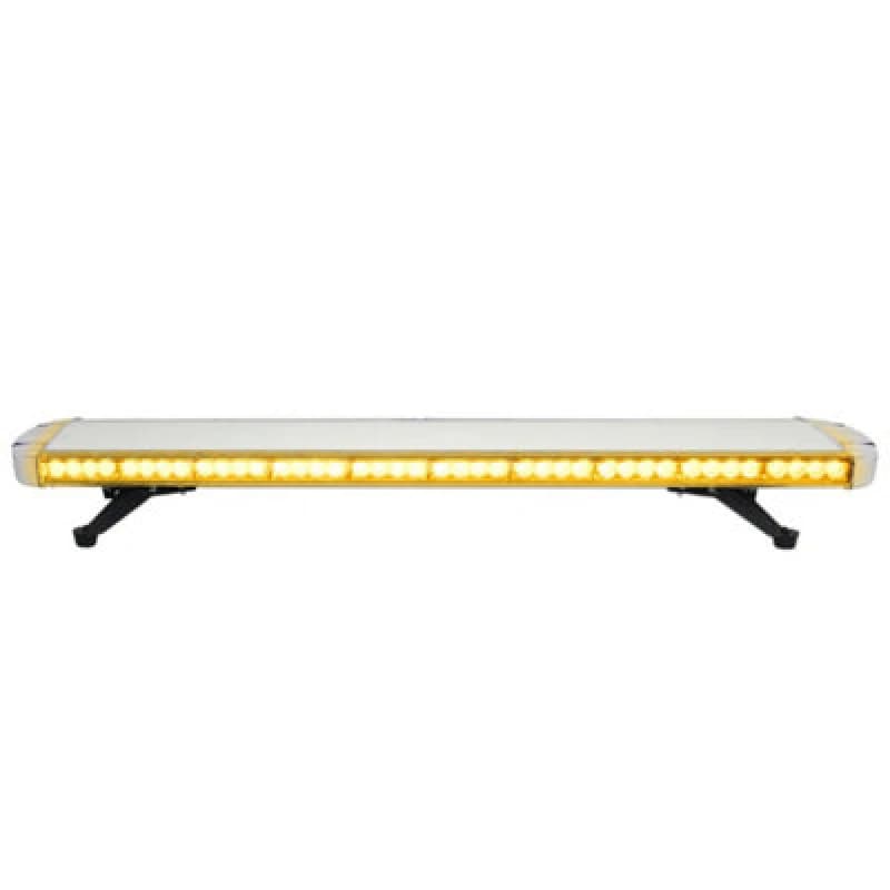Monstershop LED Amber Light Bar With Control Panel Flashing Beacon Grey