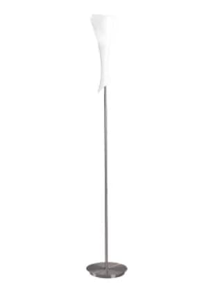 Zack Floor Lamp 1 Light E14, Satin Nickel