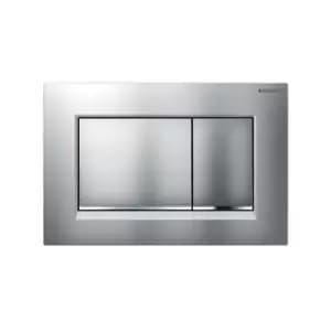 Sigma30 Dual Flush Plate - Matt Chrome - Geberit