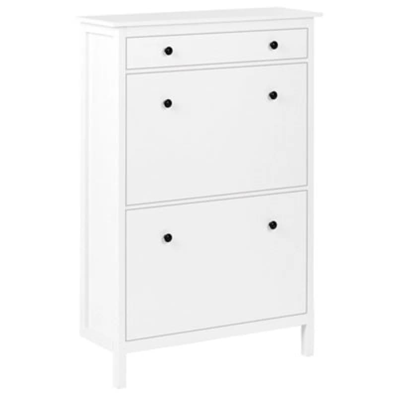 Beliani Shoe Storage Cabinet Gibson White