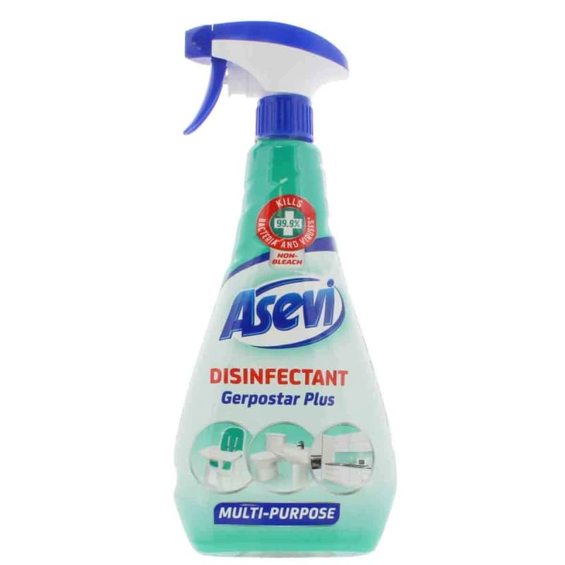 Asevi Gerpostar Plus Multi Purpose Disinfectant Cleaning Spray, 750Ml