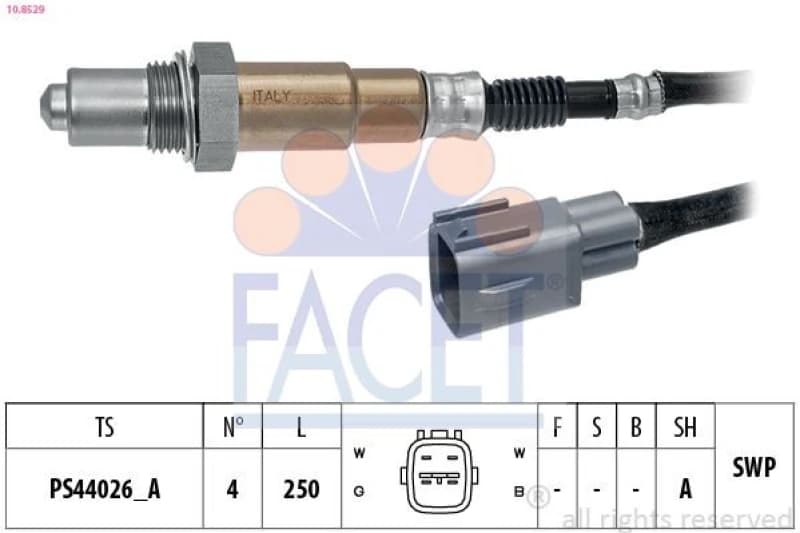 FACET Lambda sensor FACET 10.8529