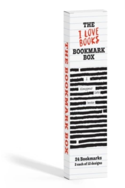 I Love Books Bookmark Box Other printed item