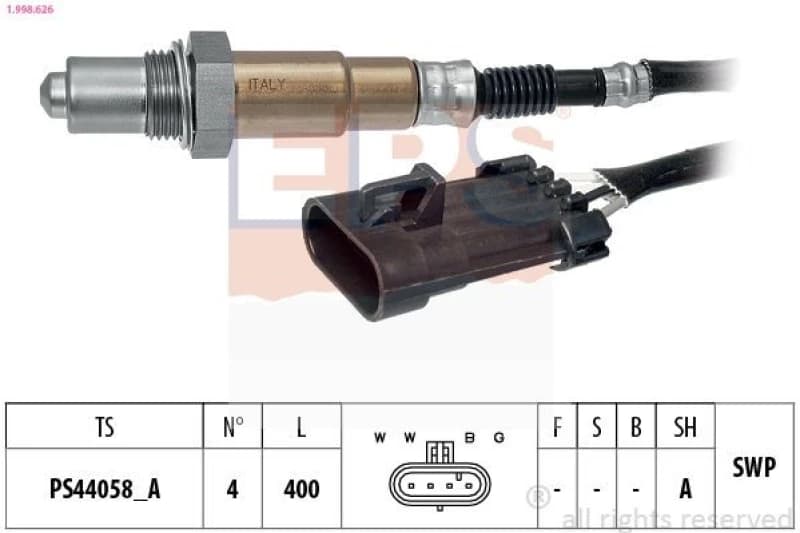 EPS Lambda sensor EPS 1.998.626