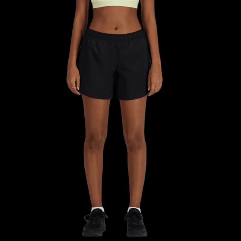 New Balance Sport Essentials Women Shorts - Black - Size S - Poly Jersey