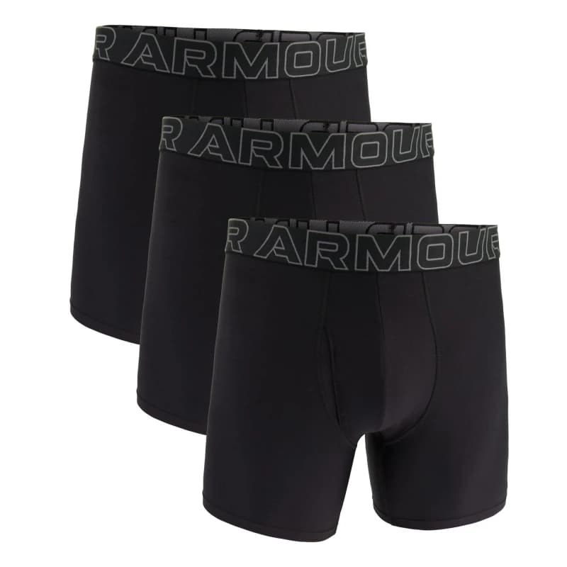 Under Armour Mens Performance Tech Boxers Black male X Large