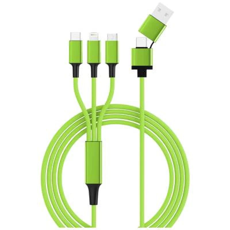 Smrter HYDRA ULT GN - Ladekabel USB-A/USB-C -> micro USB Lightning...
